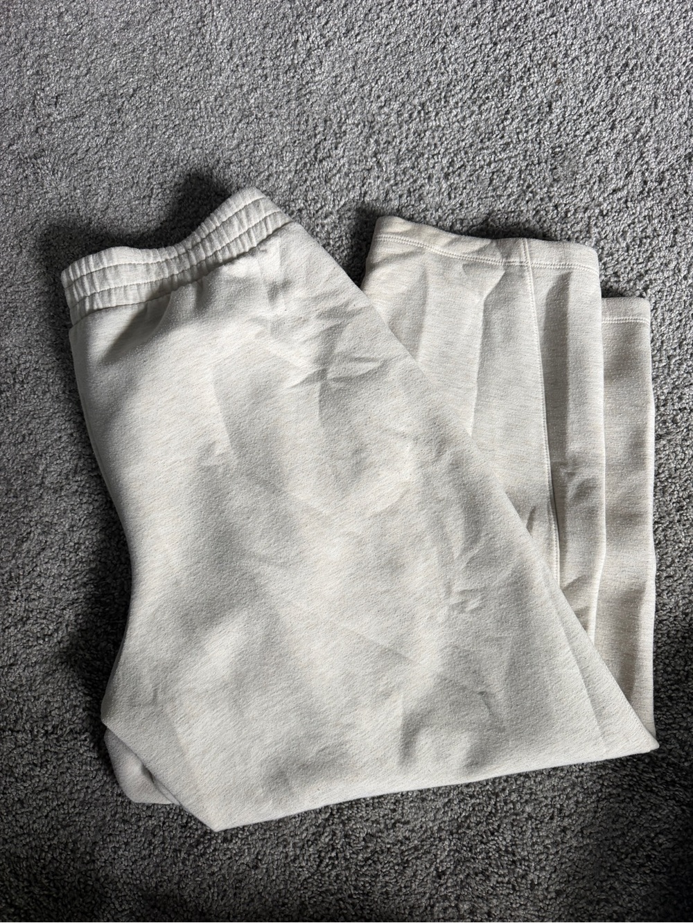 Old Navy Active Bounce Fleece Cream Sweatpants